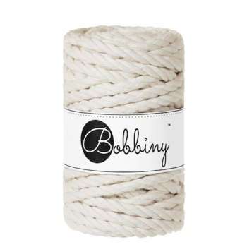 Bobbiny Makramee Kordel 3PLY 9 mm - Nature